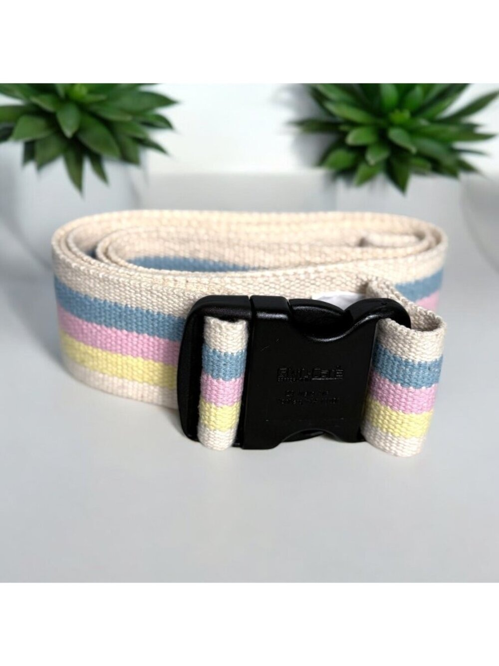 SkiL-Care Cotton Gait Belt Heavy Plastic Buckle 60" long 2" wide